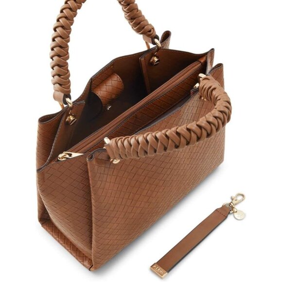 Women's Gloadithh Stylish Tote With Shoulder Strap Brown For Everyday Life Bag - Picture 3 of 6